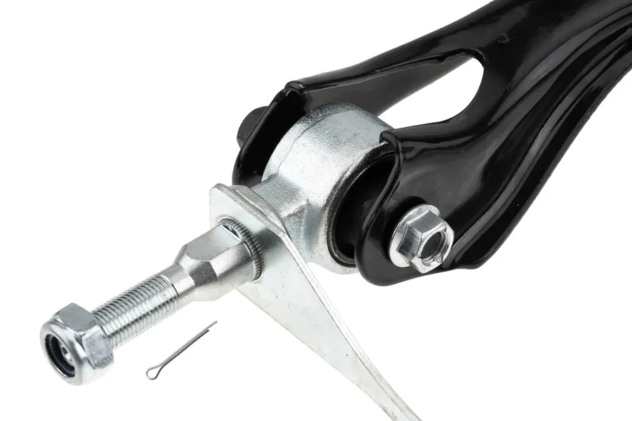 Control/trailing arm, wheel suspension