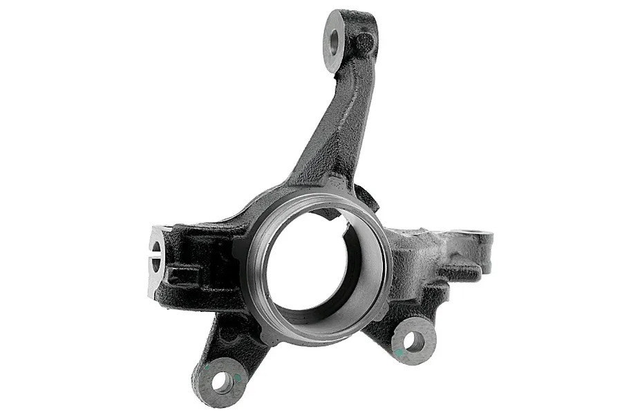 Steering knuckle, wheel suspension
